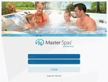 Tablet Screenshot of masterspasuniversity.com